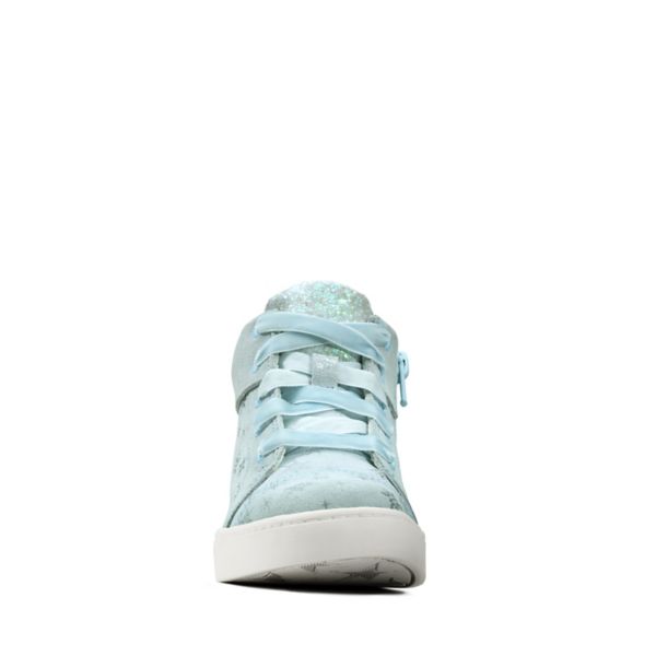 Clarks Girls City Frost Kid Casual Shoes Blue | CA-2369074